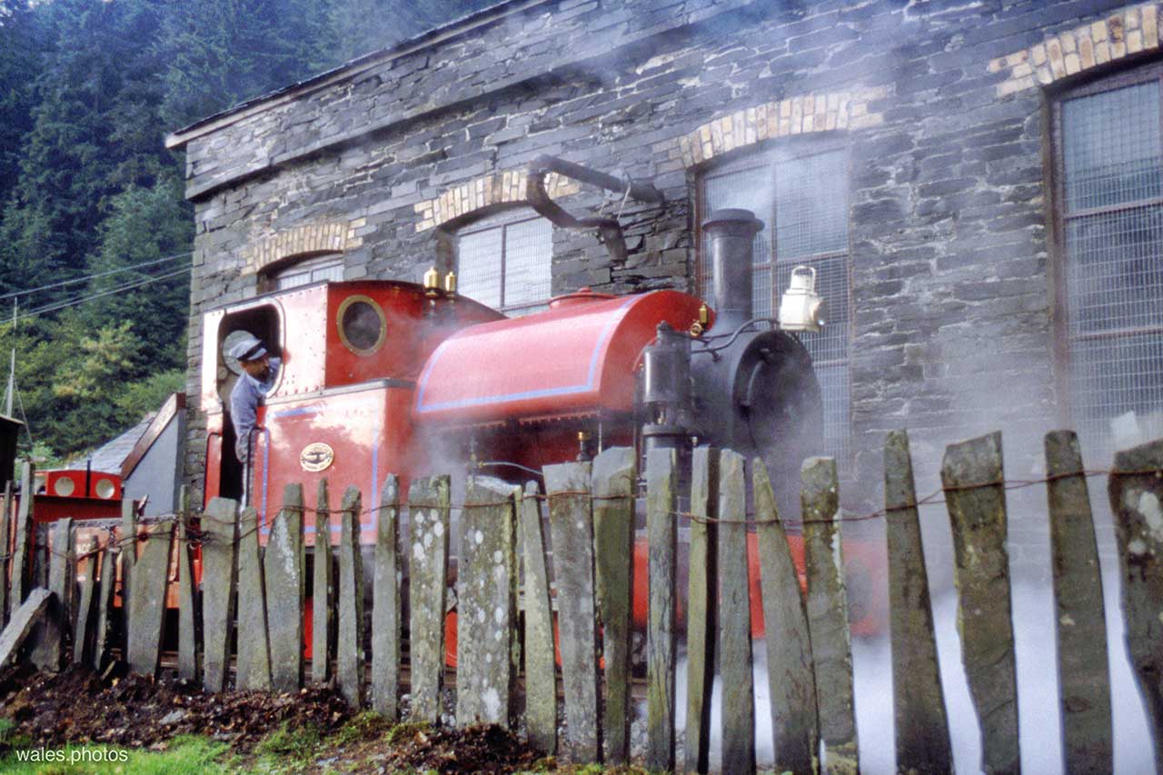 The Corris Railway in October 1996