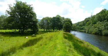 Afon Mawddach near Cymer Abbey, Dolgellau