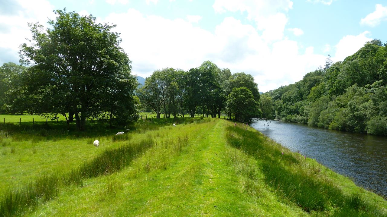 Afon Mawddach near Cymer Abbey, Dolgellau