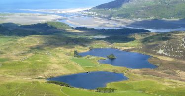 Cregennen Lakes from Tyrau Mawr, Cader Idris