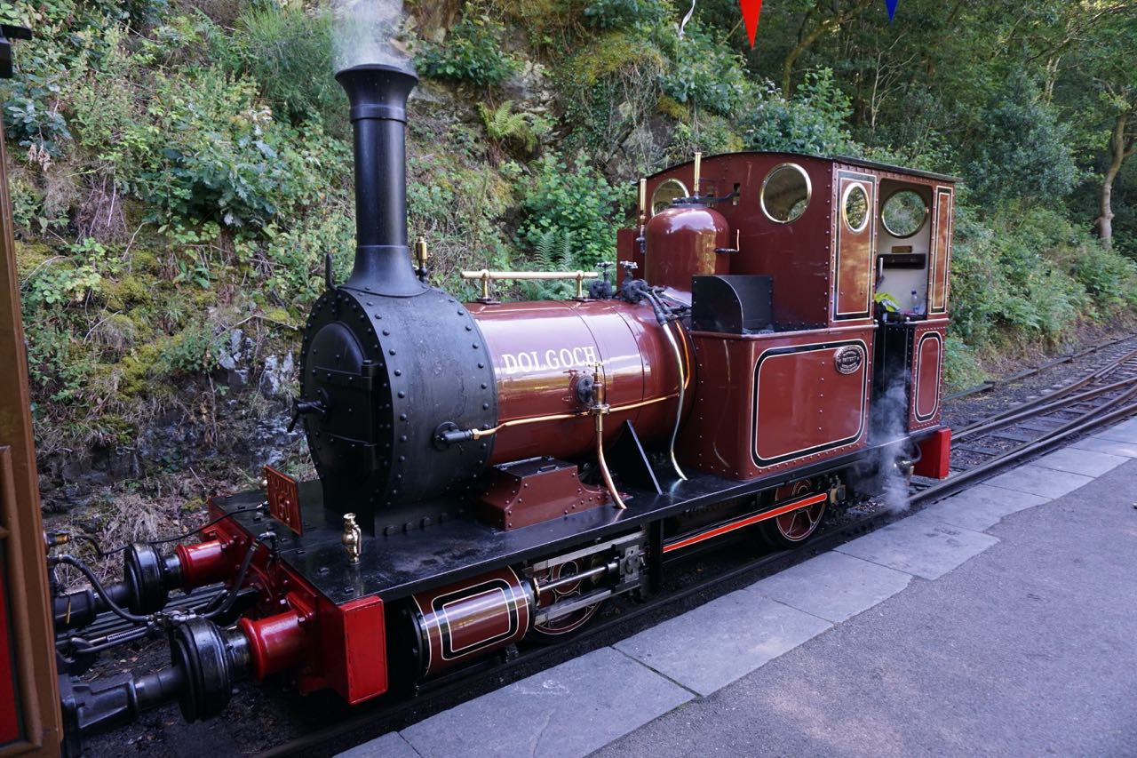 The Talyllyn Railway - Dolgoch Loco at Abergynolwyn Station