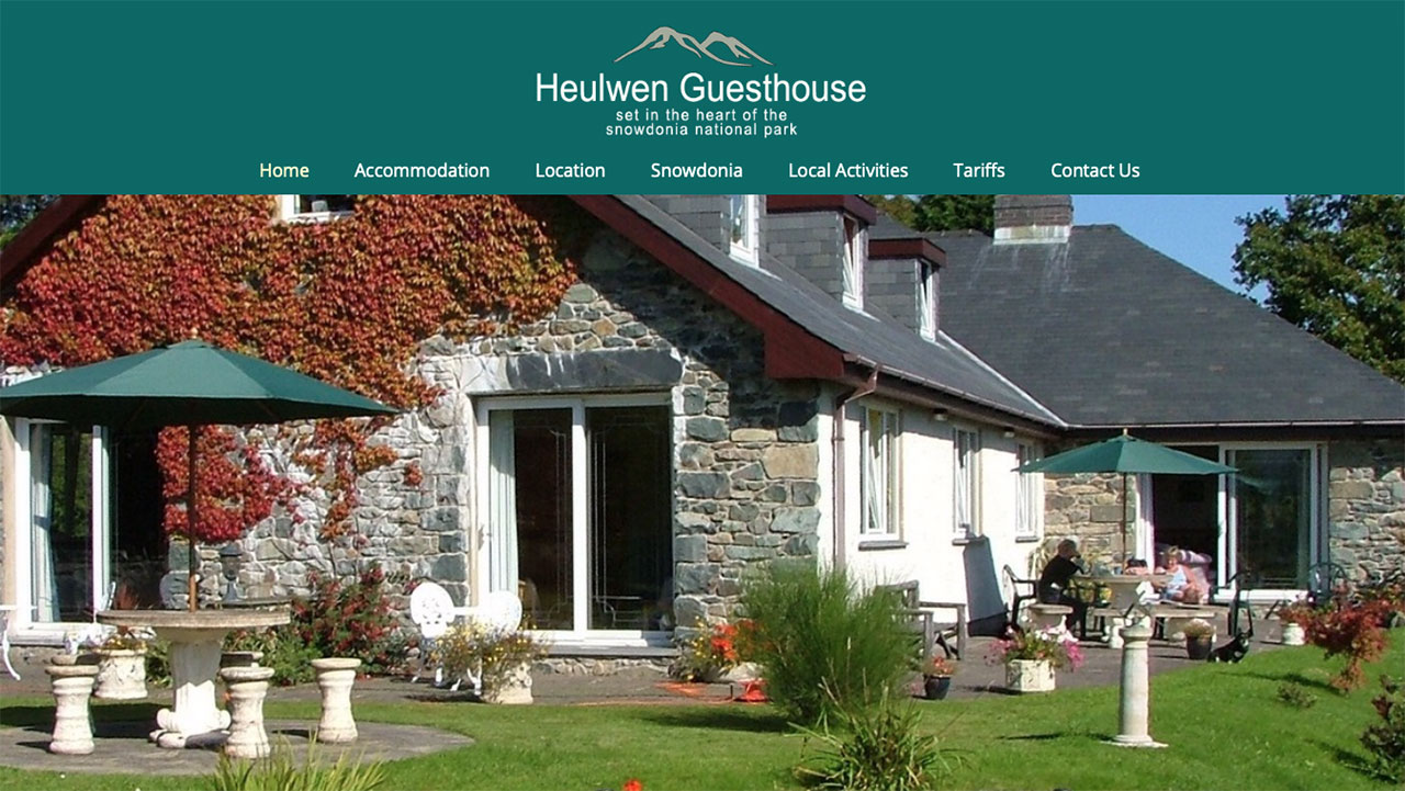 Heulwen Guest House, LLANFACHRETH. LL40 2EB